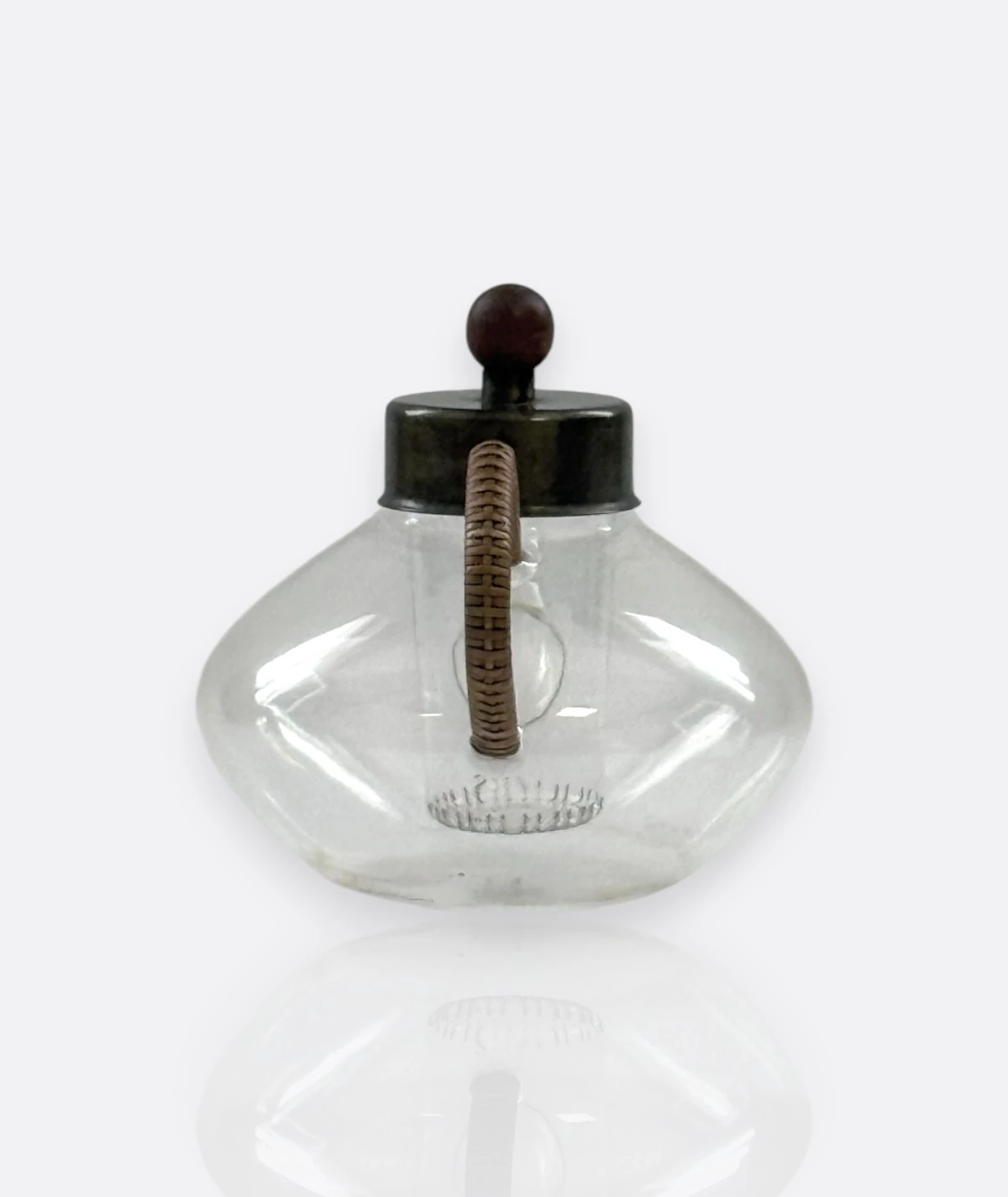 El Üfleme Cam Demlik – Japon Tarzı, 20. Yüzyıl Ortası