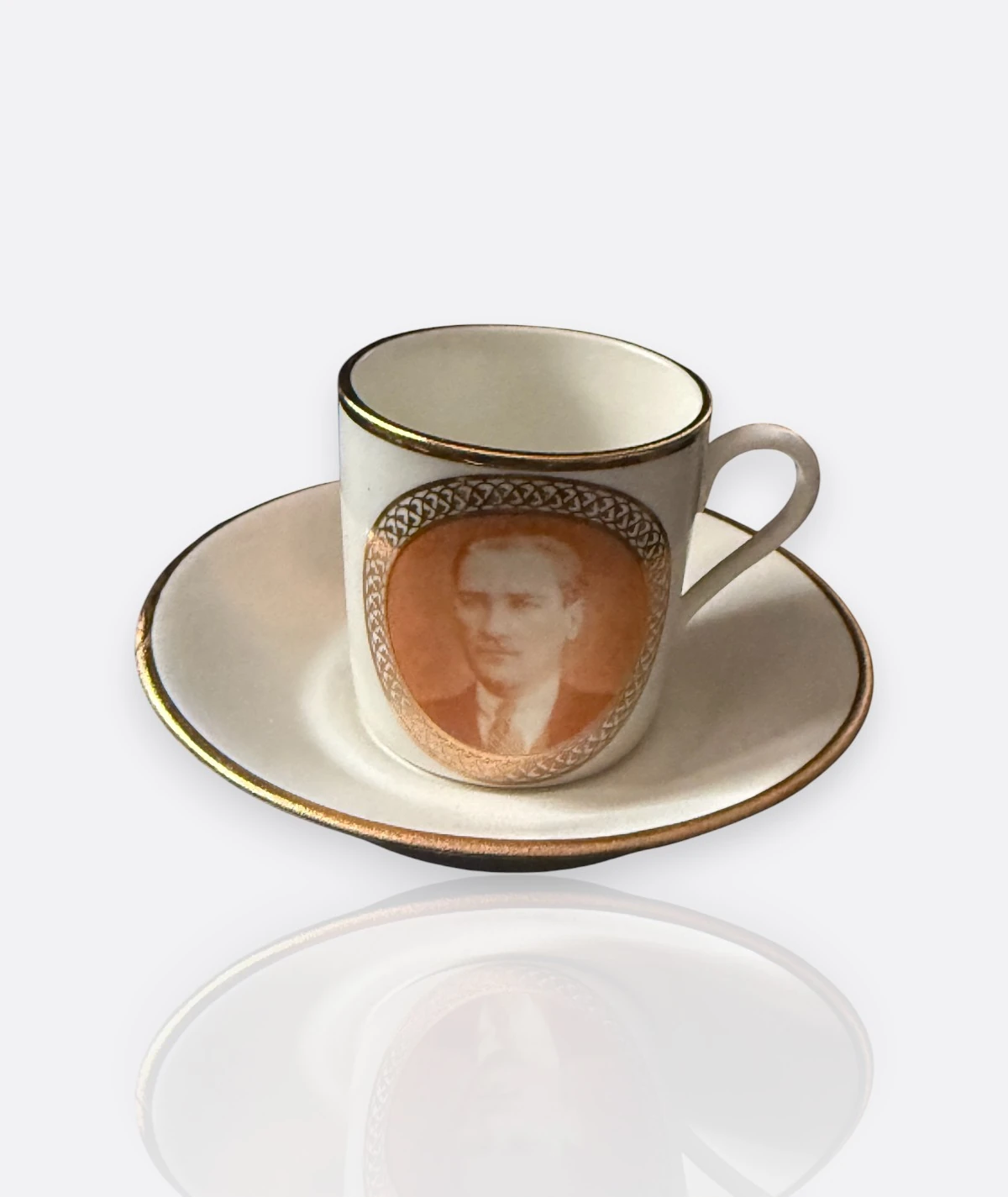 Atatürk Fincan Takımı (2 Adet) - Milli Saraylar -  Yıldız Porselen