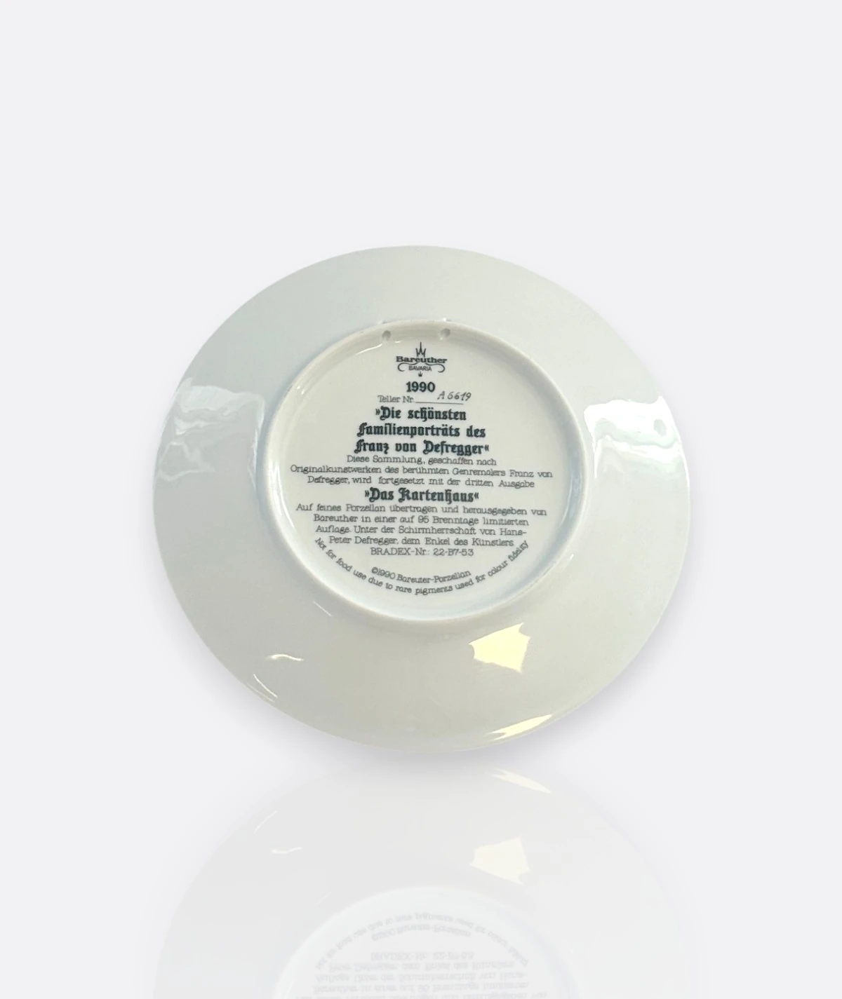 Franz von Defregger Koleksiyon 3'lü  Tabak Seti – Bareuther Bavaria (1990–1991)