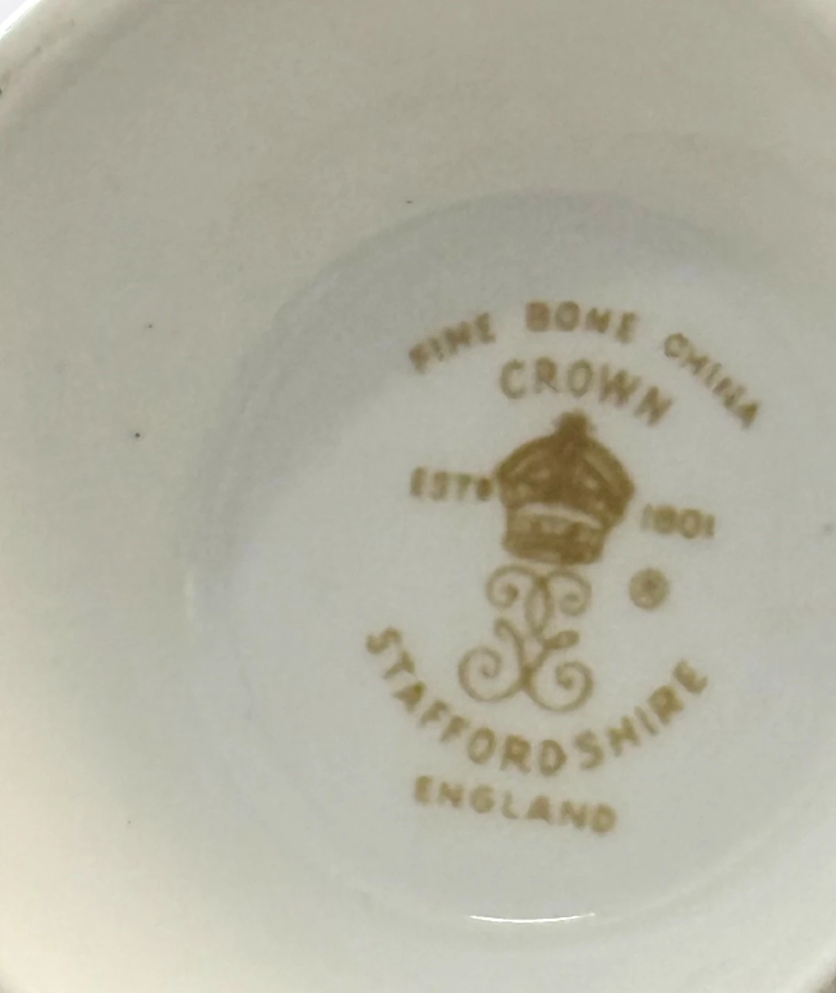1981 Kraliyet Düğünü Hatıra 2'li Fincan Seti Crown Staffordshire England 