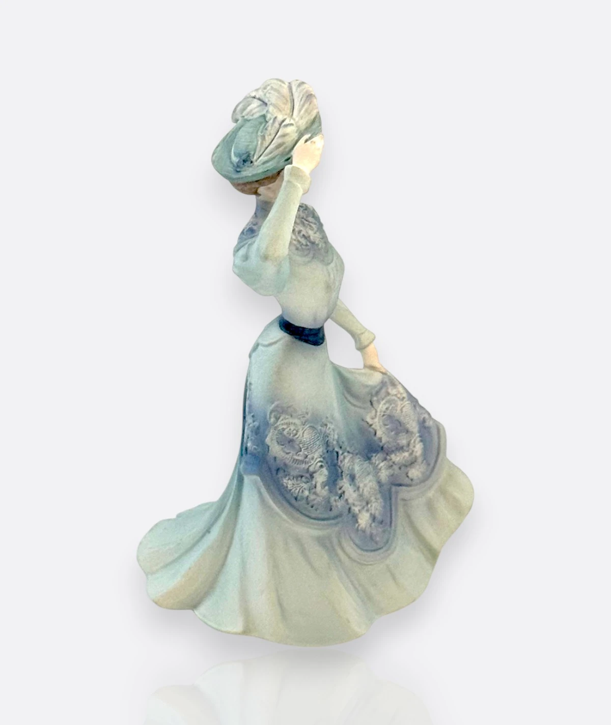 Coalport – Danbury Mint “Victoria” Porselen Figür (Elegant Ladies Collection, İngiltere)