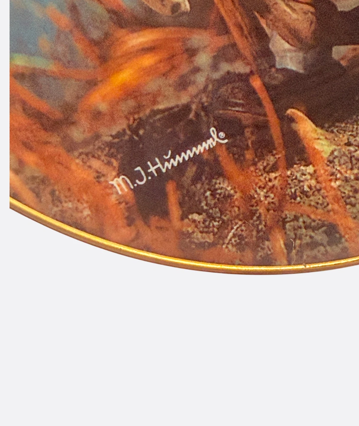 M.I. Hummel – “Erntezeit” (Harvest Time) Koleksiyon Tabağı – Goebel, Almanya, 1985