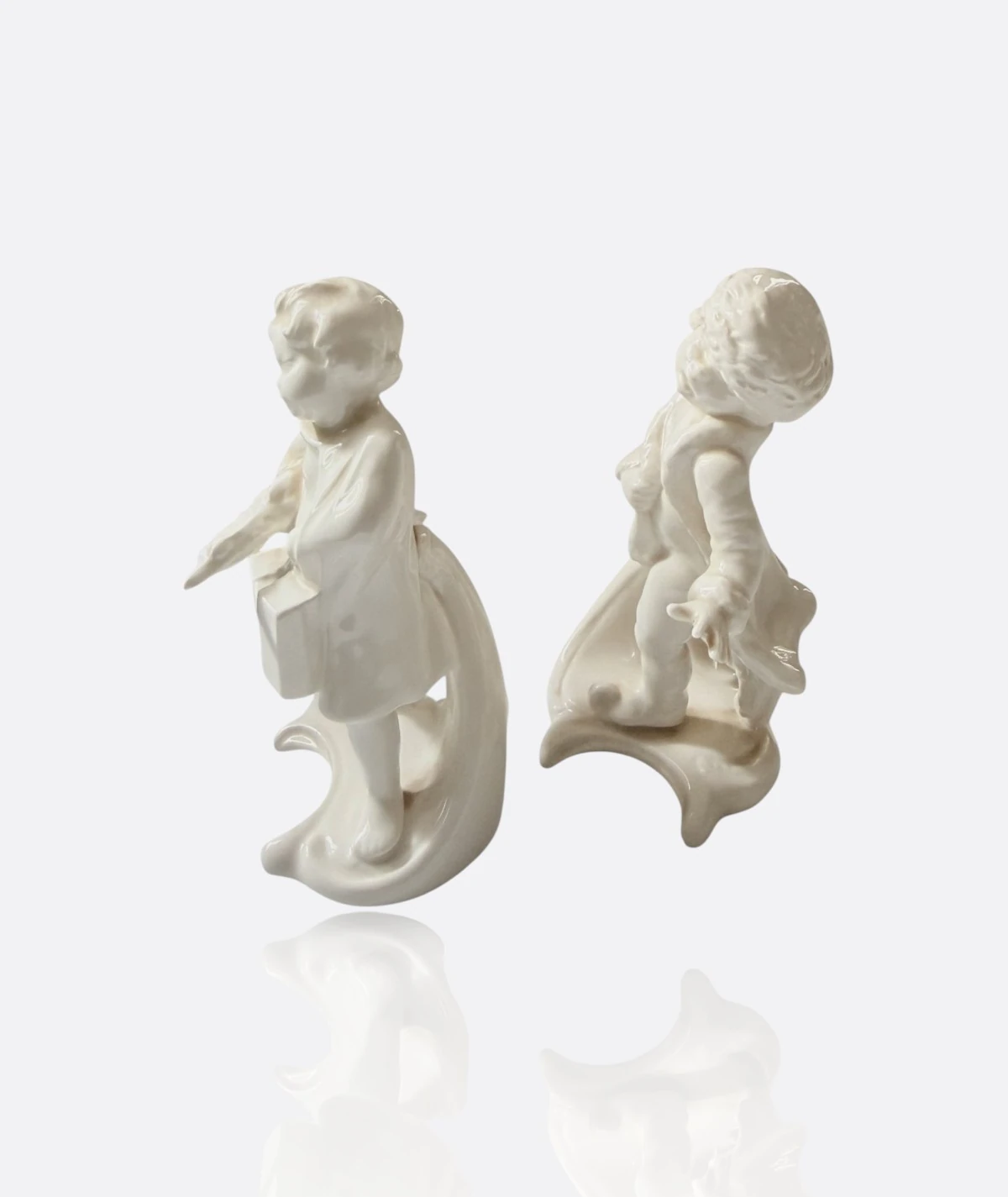 Goebel W. Germany – Rokoko Tarzı Çift  Erkek Figür Seti (1950–1970)