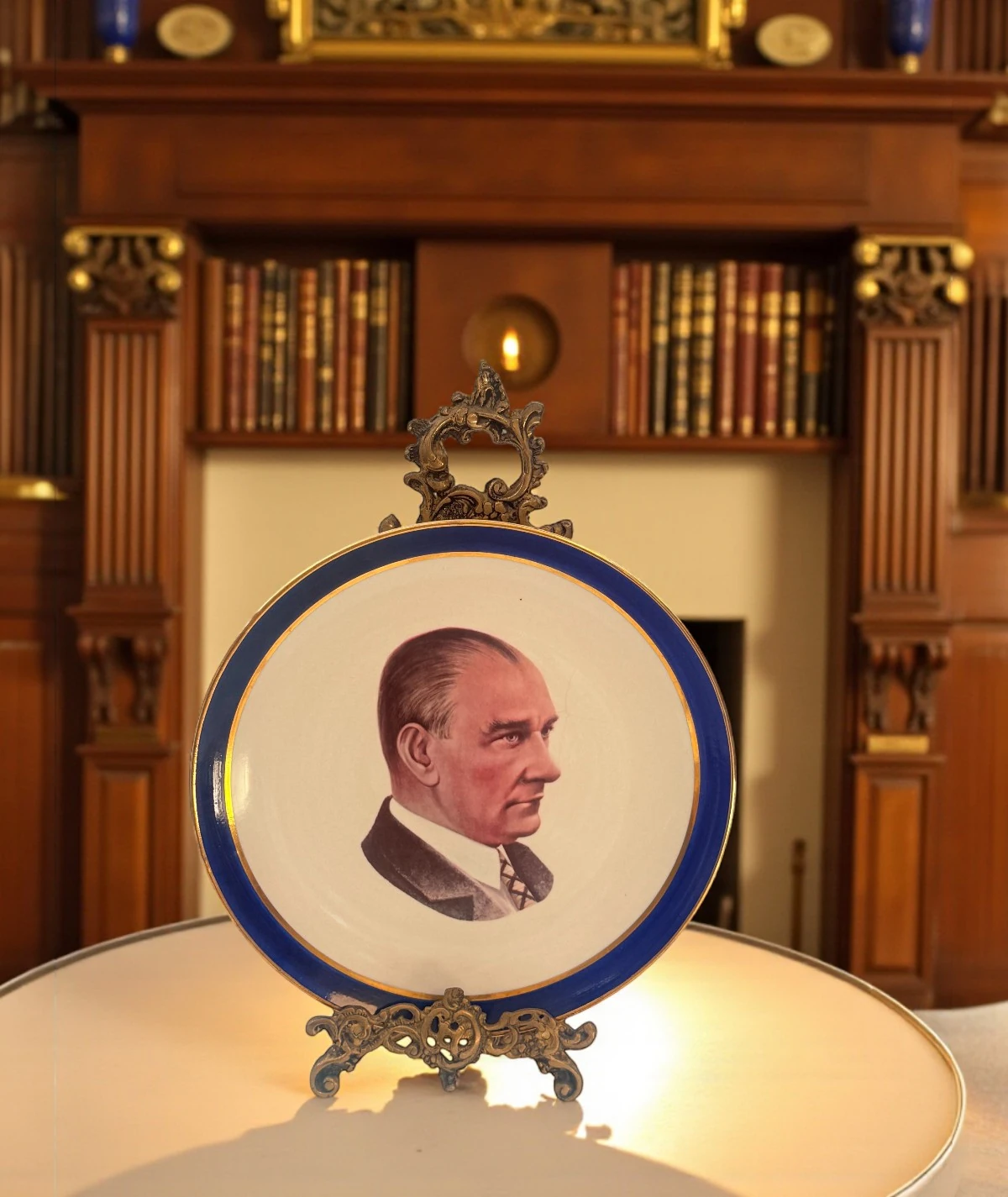 Sümerbank Kütahya – Atatürk Portreli Hatıra Tabağı (1970–1980)