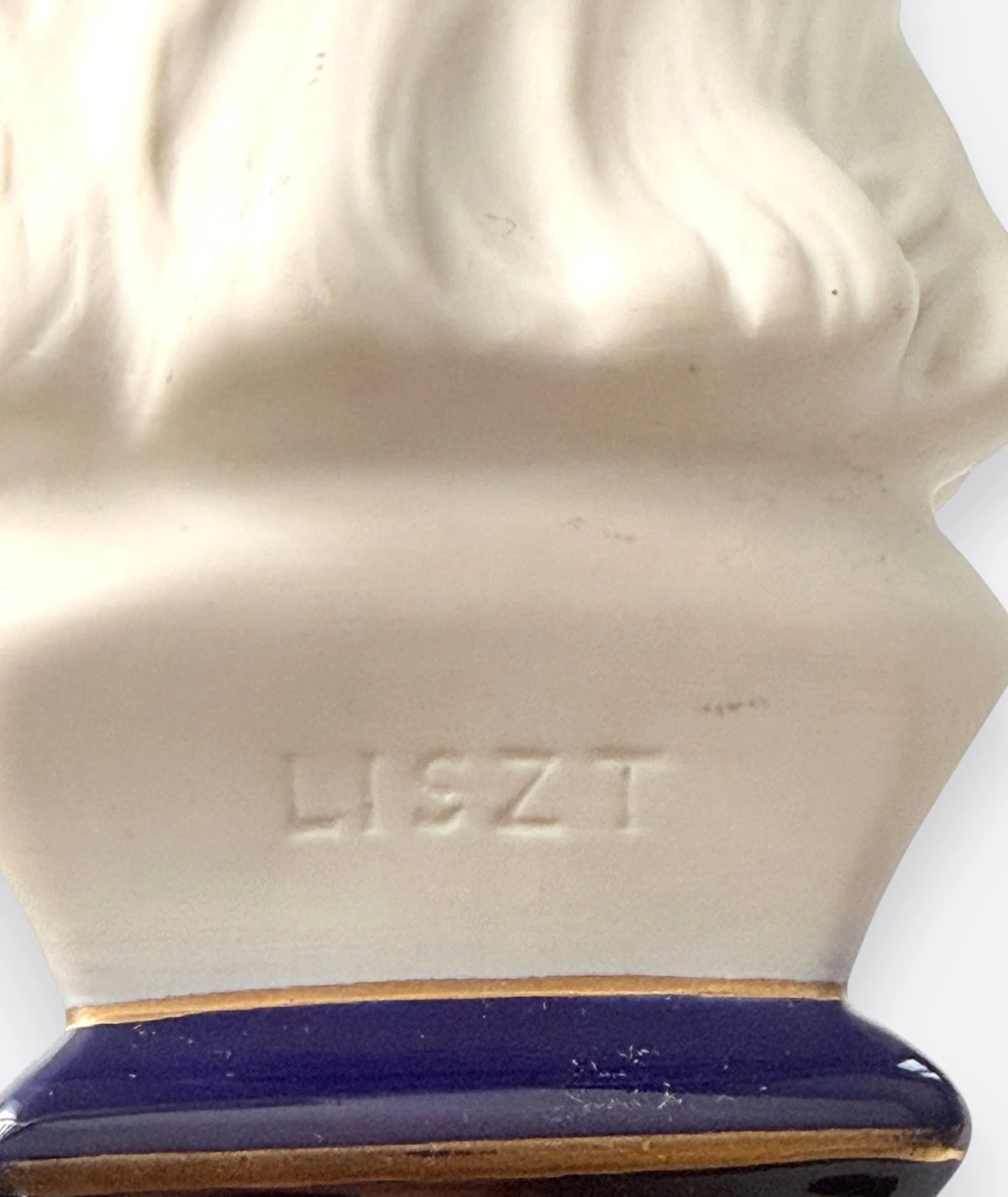 Porcelaines Tharaud Limoges “Franz Liszt” Büstü – Fransız Porselen Koleksiyon Serisi