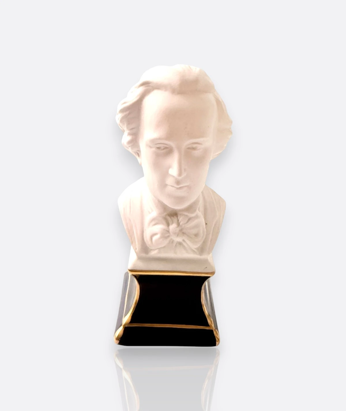 Porcelaines Tharaud Limoges “Chopin” Büstü – Fransız Porselen Koleksiyon Parçası