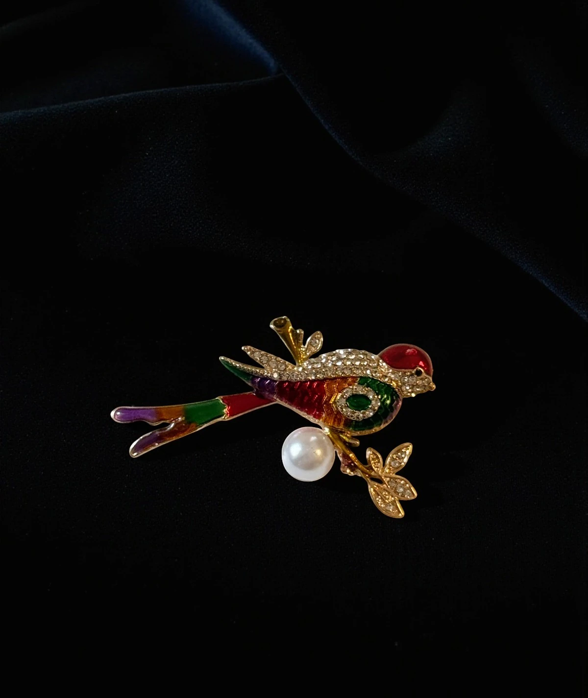 Bukalemun Broş – Vintage Takı