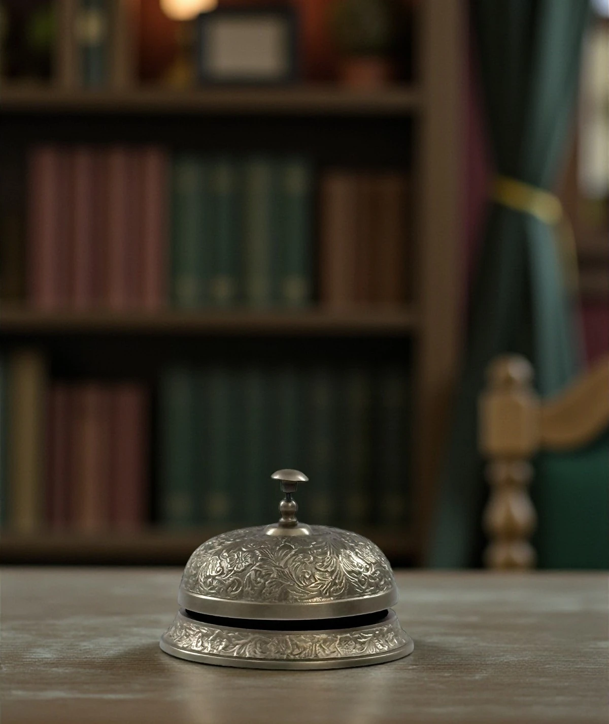 Antika Pirinç Masa Zili / Otel Zili (1900–1940)