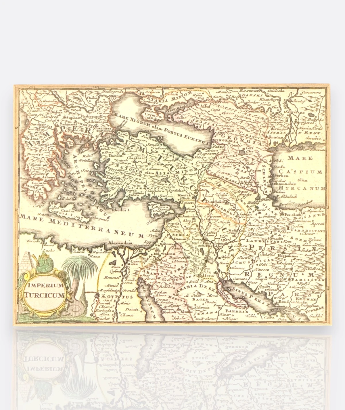 Osmanlı İmparatorluğu Antik Haritası (18. Yüzyıl) - Imperium Turcicum