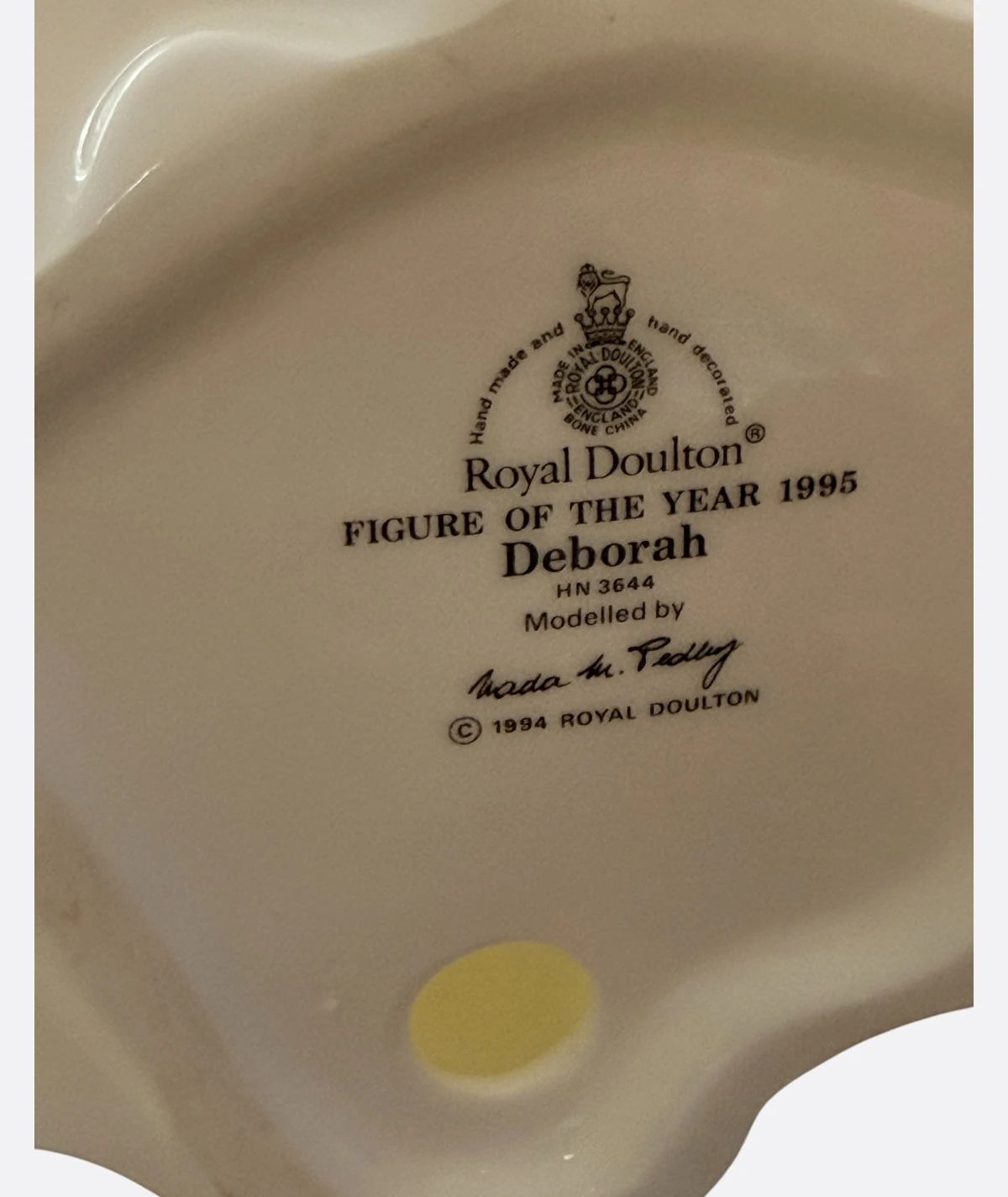 Royal Doulton “Deborah” Porselen Figür – Figure of the Year 1995 (HN 3644)