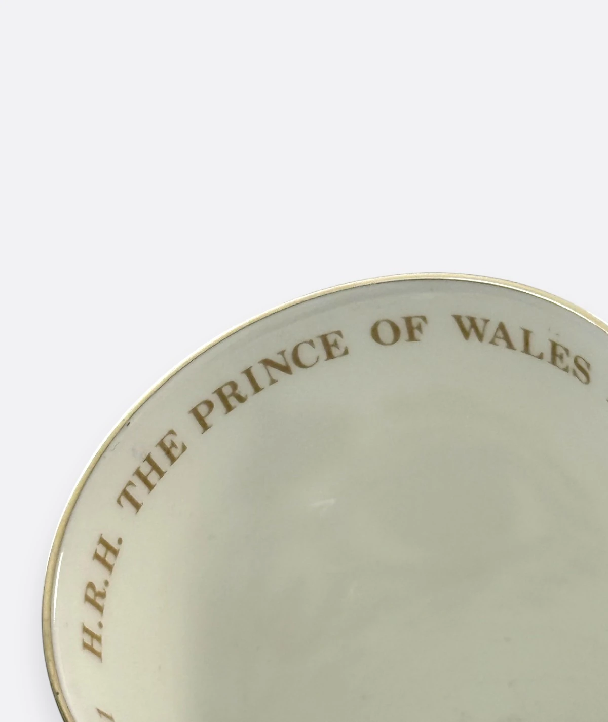 1981 Kraliyet Düğünü Hatıra 2'li Fincan Seti Crown Staffordshire England 