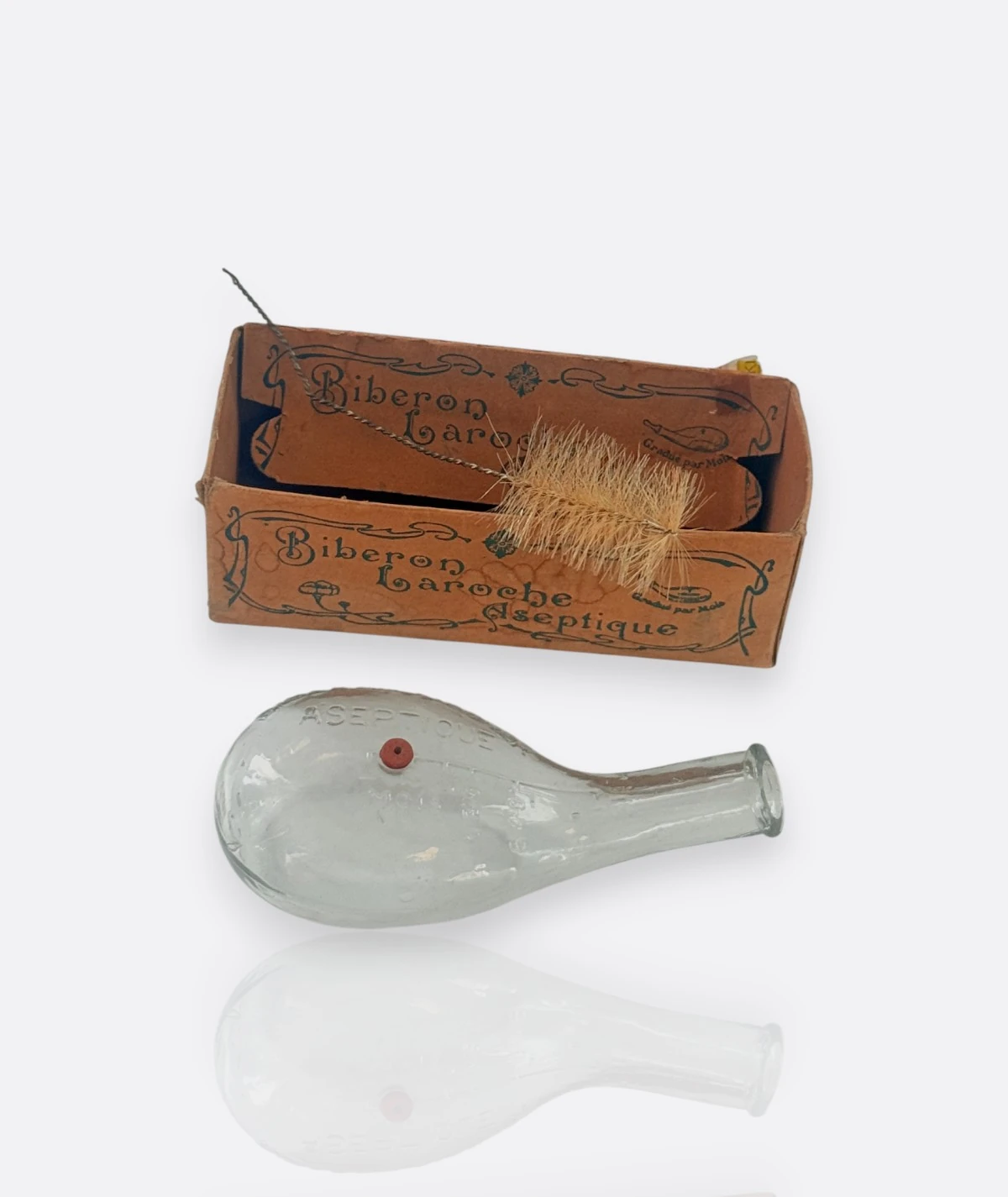 Biberon Laroche Aseptique – Fransa (1890–1910)