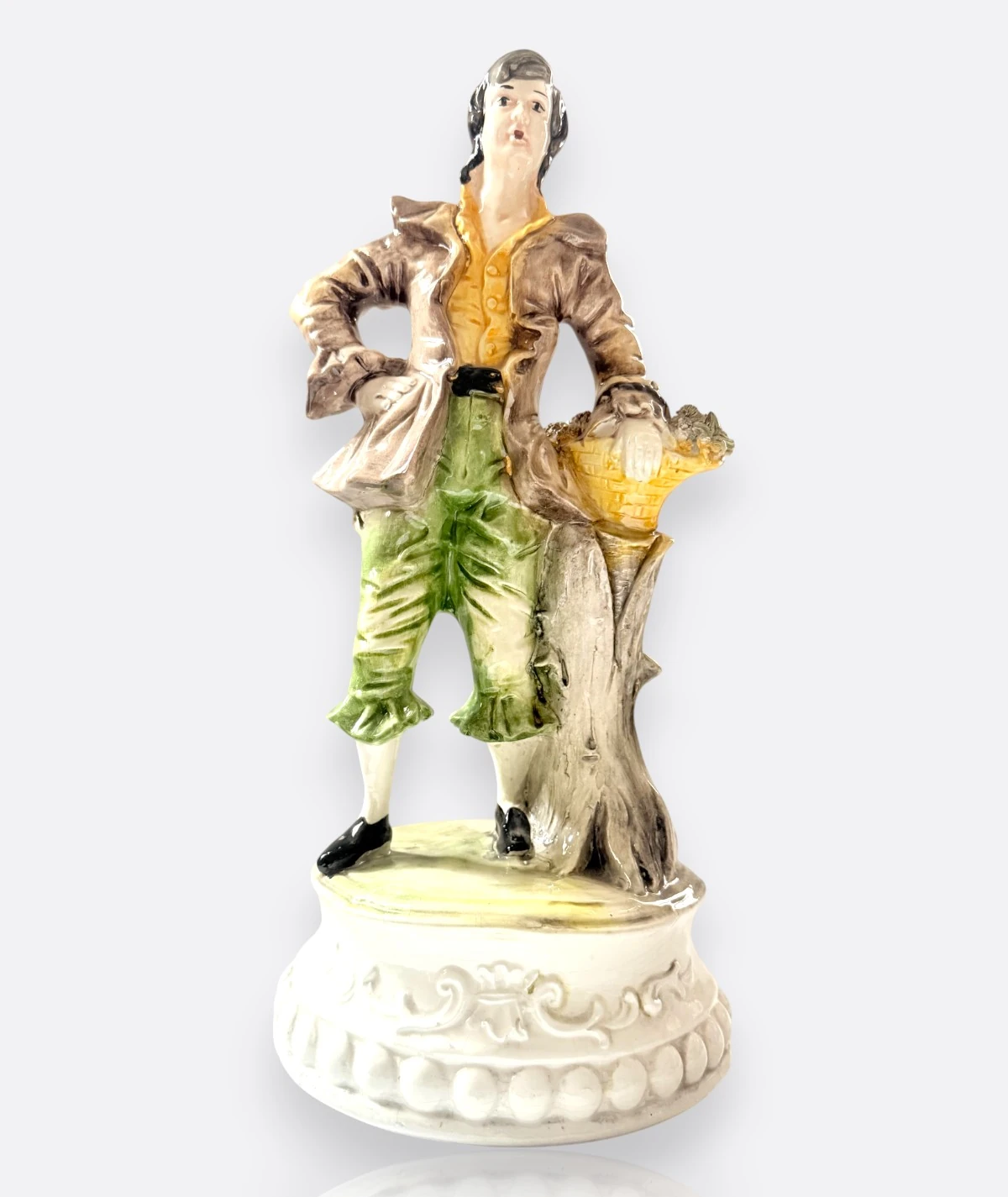 Capodimonte – El Yapımı İtalyan Porselen Erkek Figür