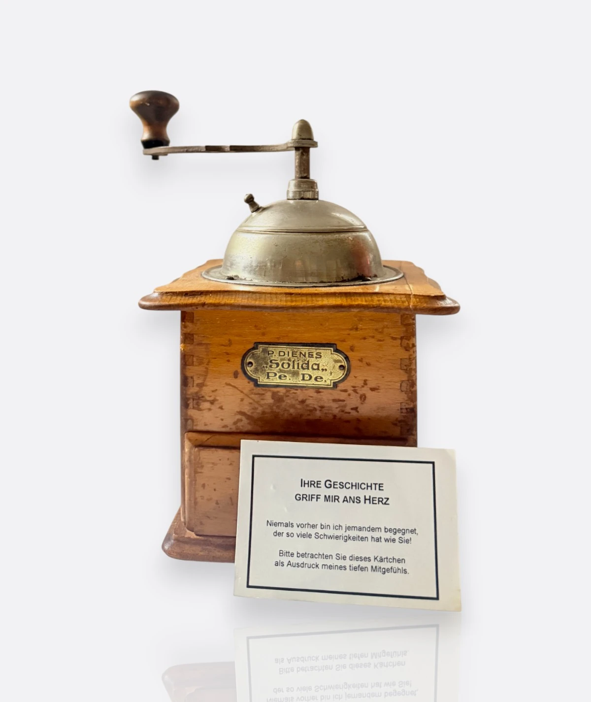 P. Dienes Solida Pe De Vintage Kahve Değirmeni – Alman Yapımı – 1930s–1950s