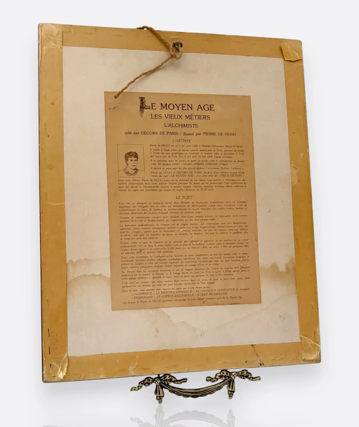 L’Alchimiste – Pierre de Hugo (Décors de Paris, Limoges Porselen, 494/2500)