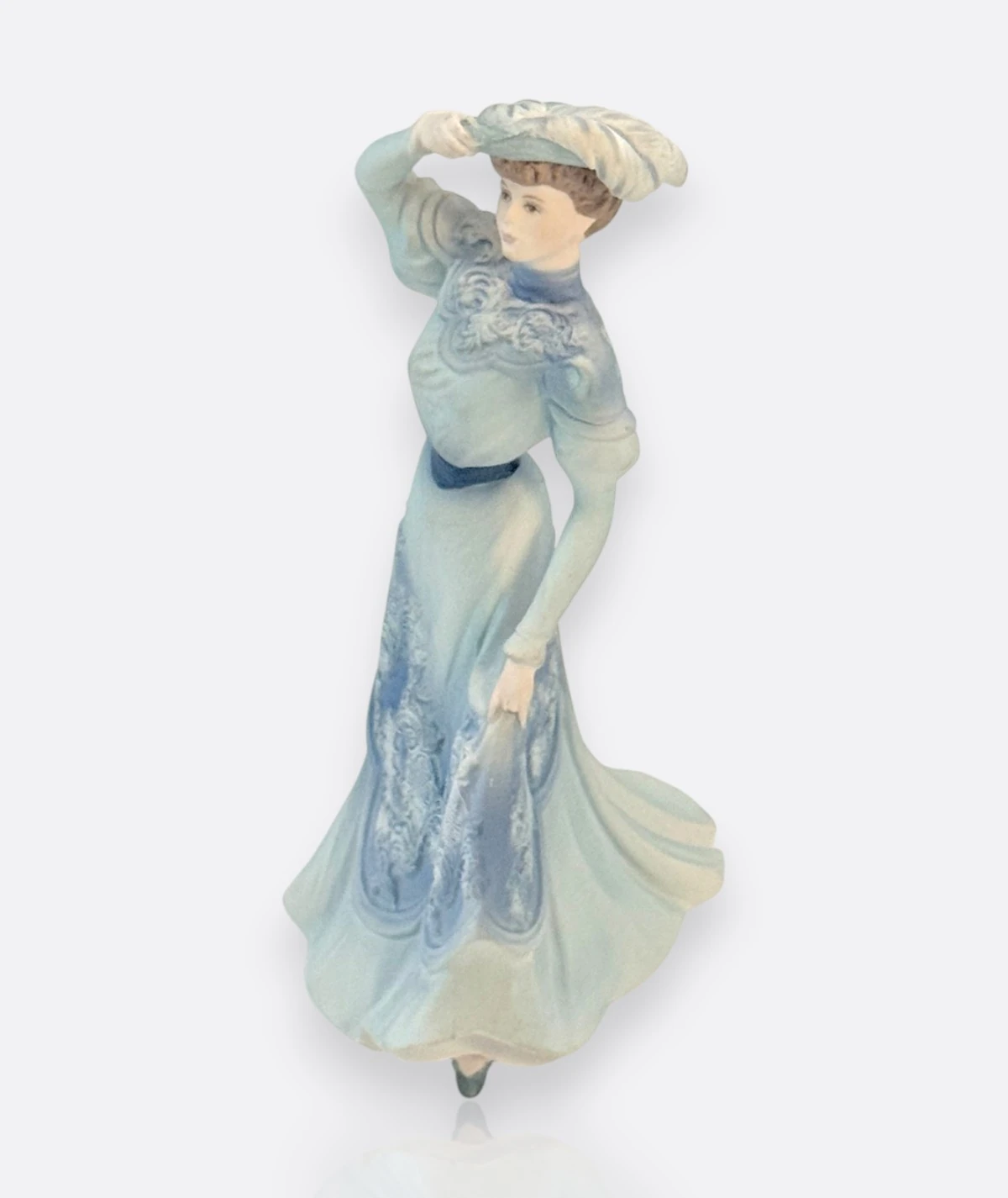 Coalport – Danbury Mint “Victoria” Porselen Figür (Elegant Ladies Collection, İngiltere)