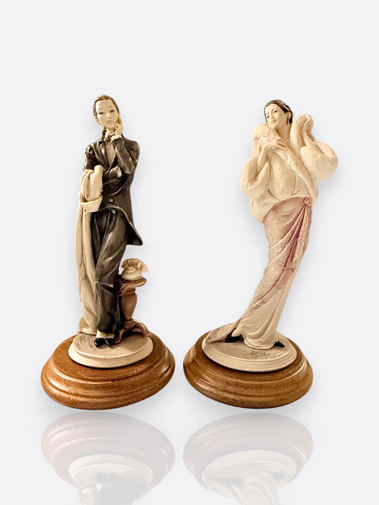 Capodimonte Modern Çiftli Figür  – Hand Painted, Italy