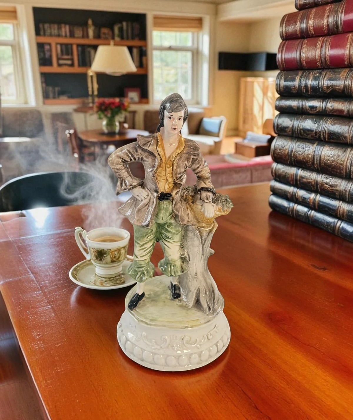 Capodimonte – El Yapımı İtalyan Porselen Erkek Figür