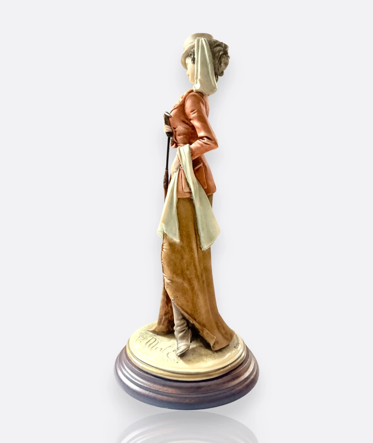 Capodimonte – B. Merli Lady with Parasol (1984, Italy)