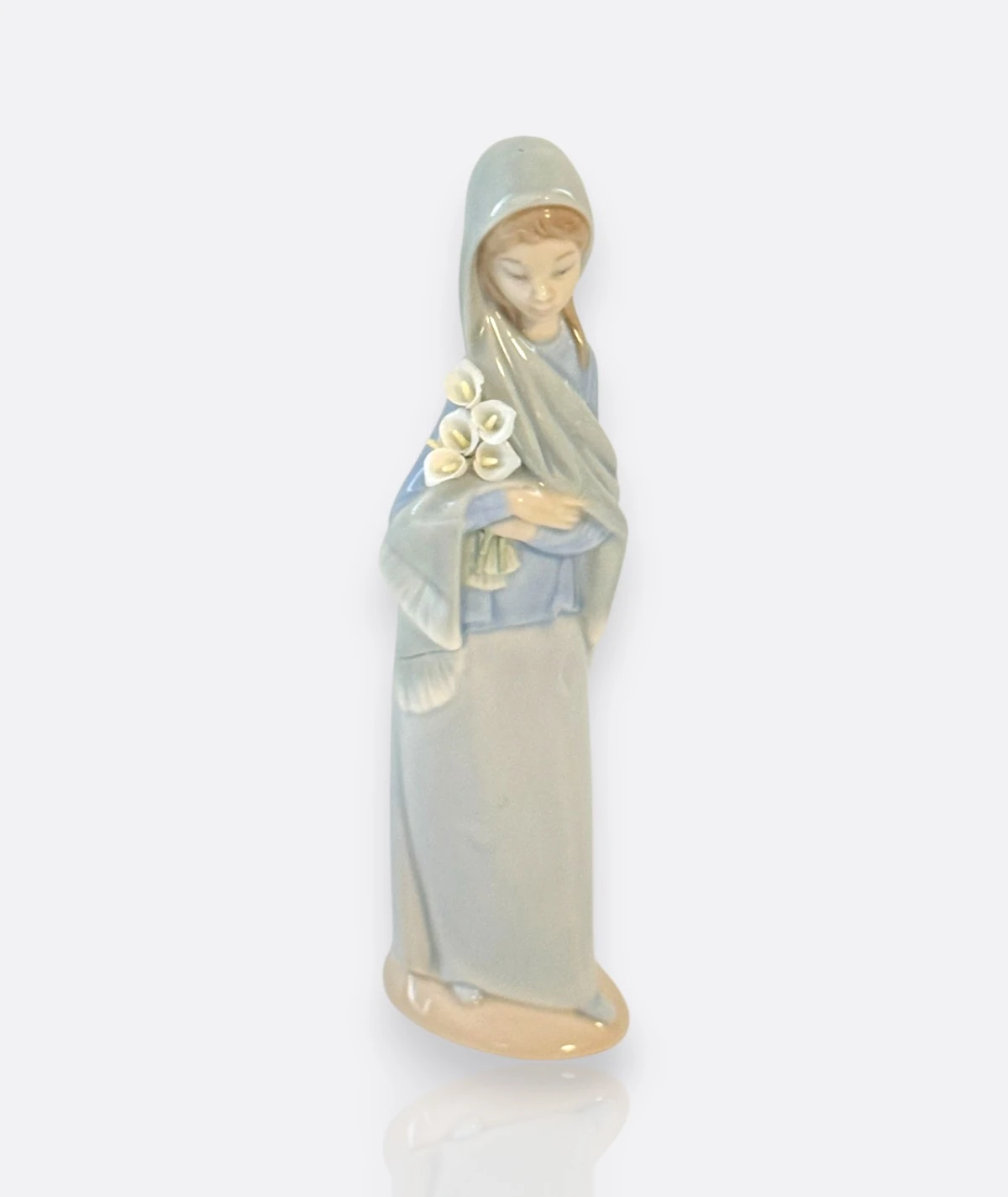 Lladró –  Porselen Figür “Girl with Calla Lilies”