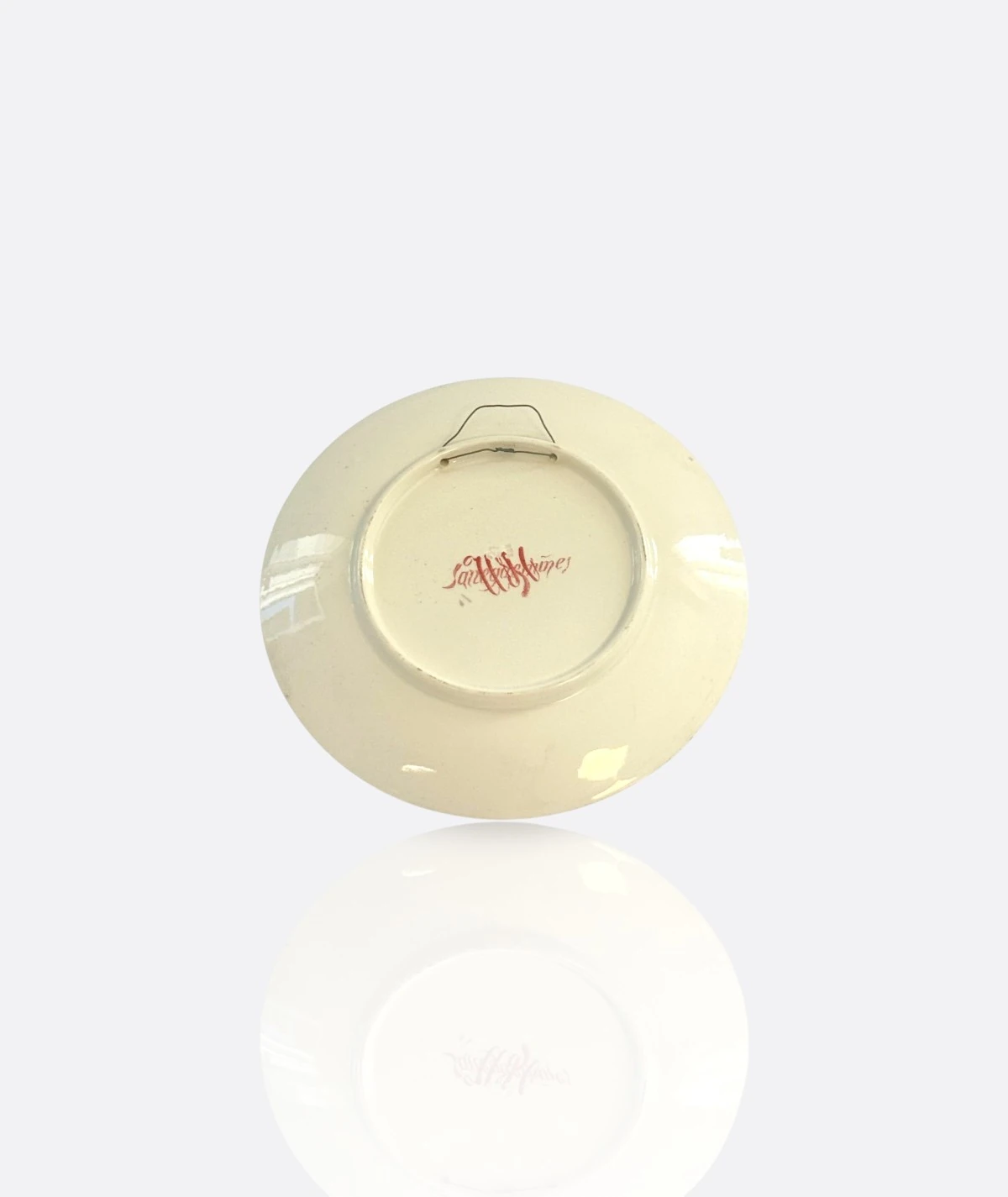 “Les Visiteurs de l’Exposition Universelle” 1889–1900 Koleksiyon Seramik Tabak Seti (8’li) Fransa, Saint Amand & Hamages – Antika Koleksiyon Serisi