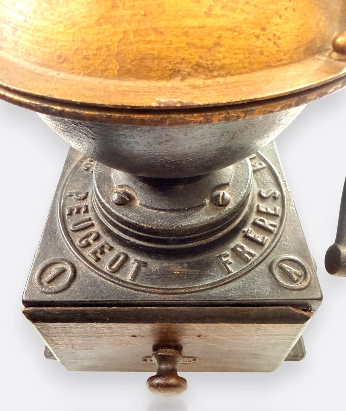 Antika Peugeot Frères Kahve Değirmeni – Fransa, 1900 civarı