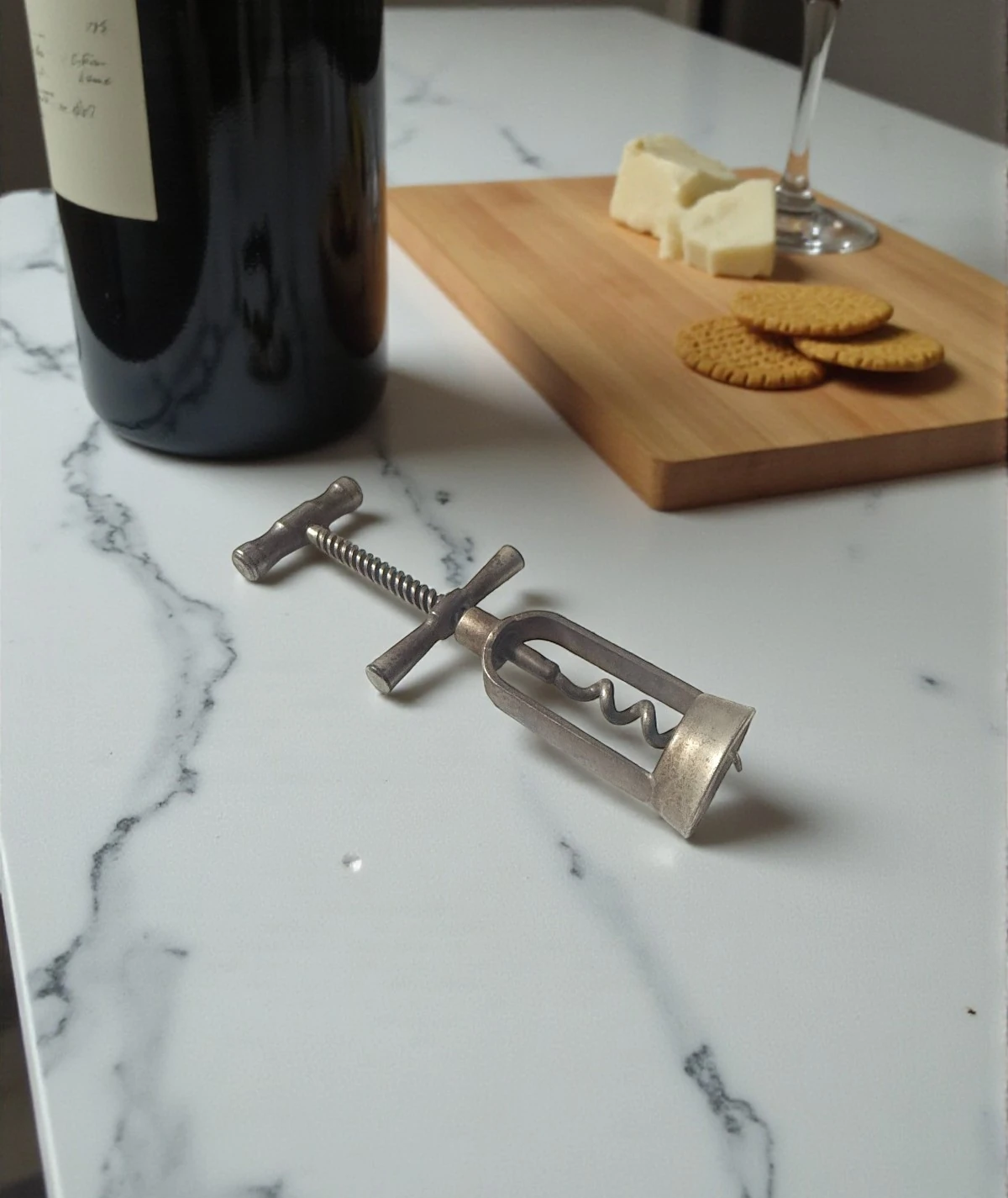 Antika Metal Kafes Tirbuşon –  (Cage Corkscrew / Straight Pull Type)