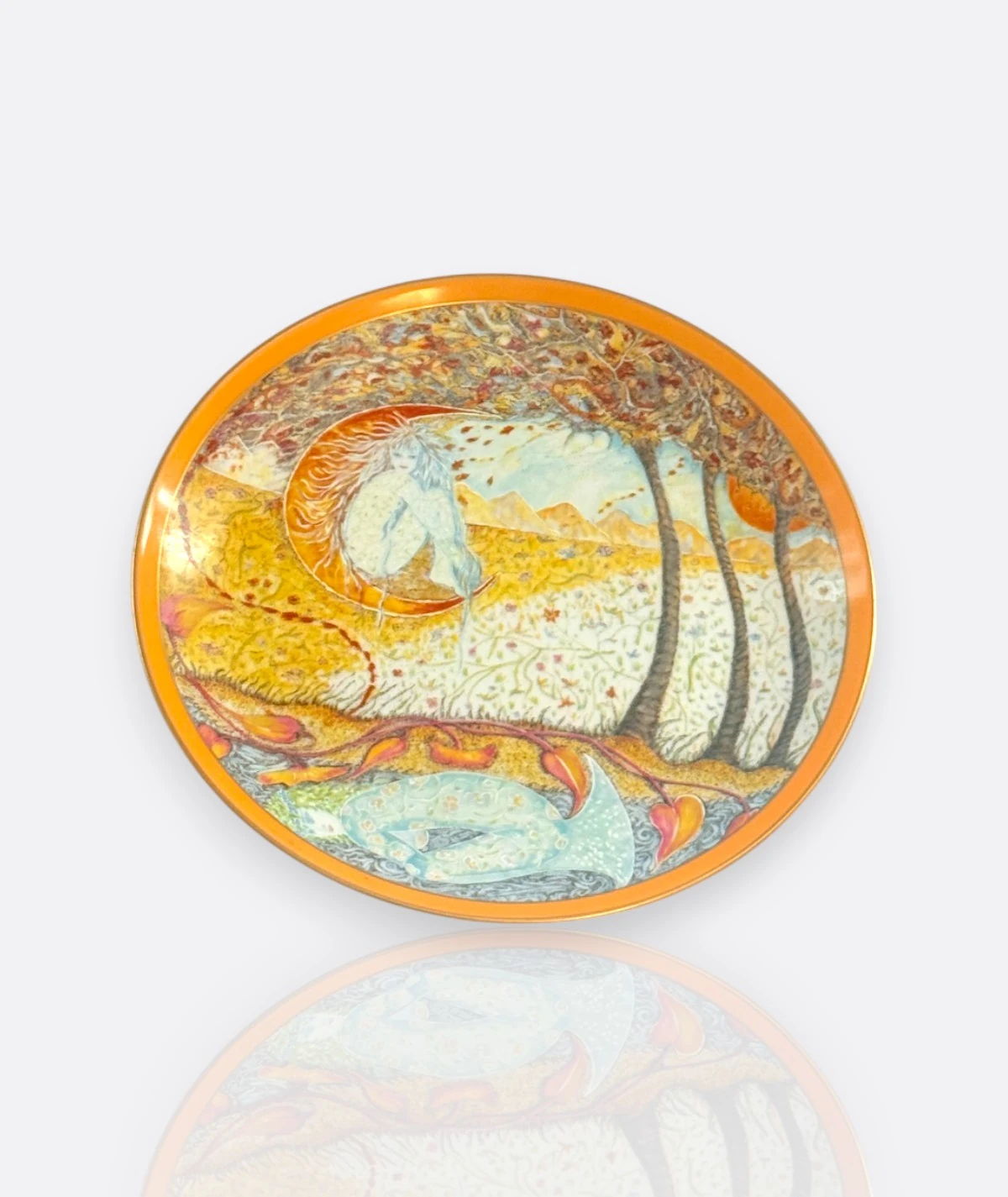 Heidi Darras – “Herbst” (Sonbahar) Koleksiyon Tabağı – Hoechst Decor, Almanya