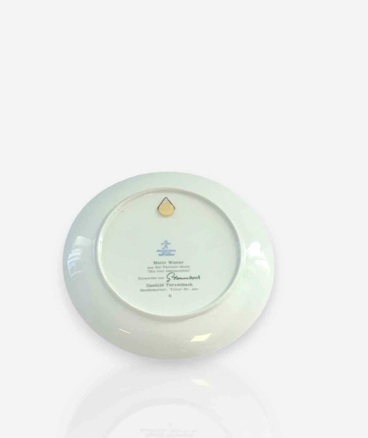 Porzellanfabrik Tirschenreuth – “Motive Winter” Koleksiyon Tabağı