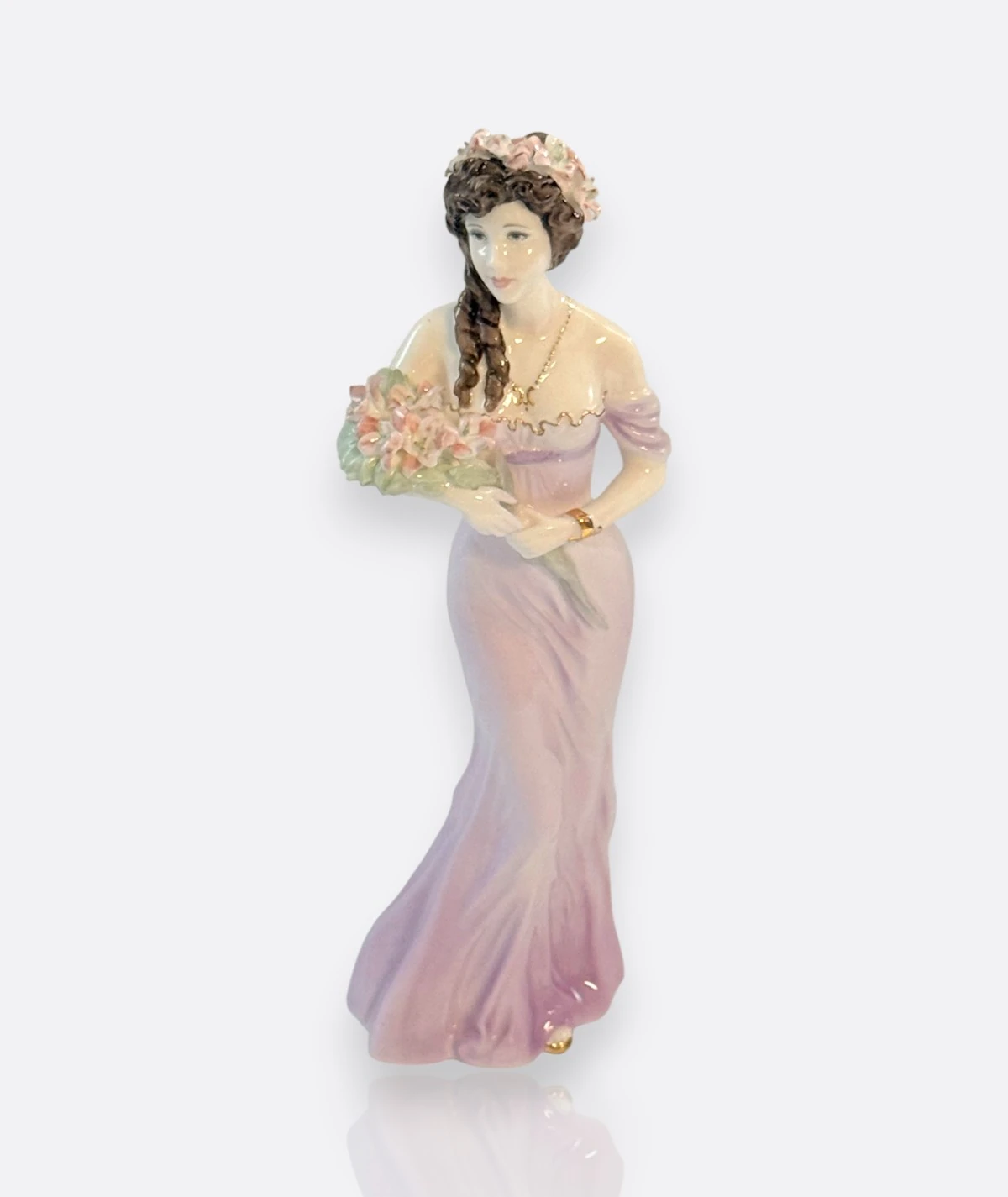 Coalport “Lily” – Porselen Figür Flowers of Love Collection (1995)