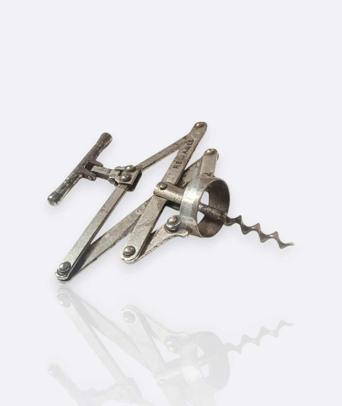 Antika Mekanik Makas Sistemli Tirbuşon – Concertina / Accordion Type, 