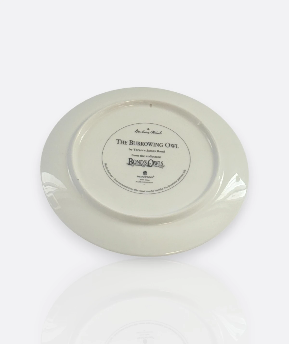 Baykuş Koleksiyon Tabakları – Wedgwood & Knowles, 1980–1990” ( 6 adet)