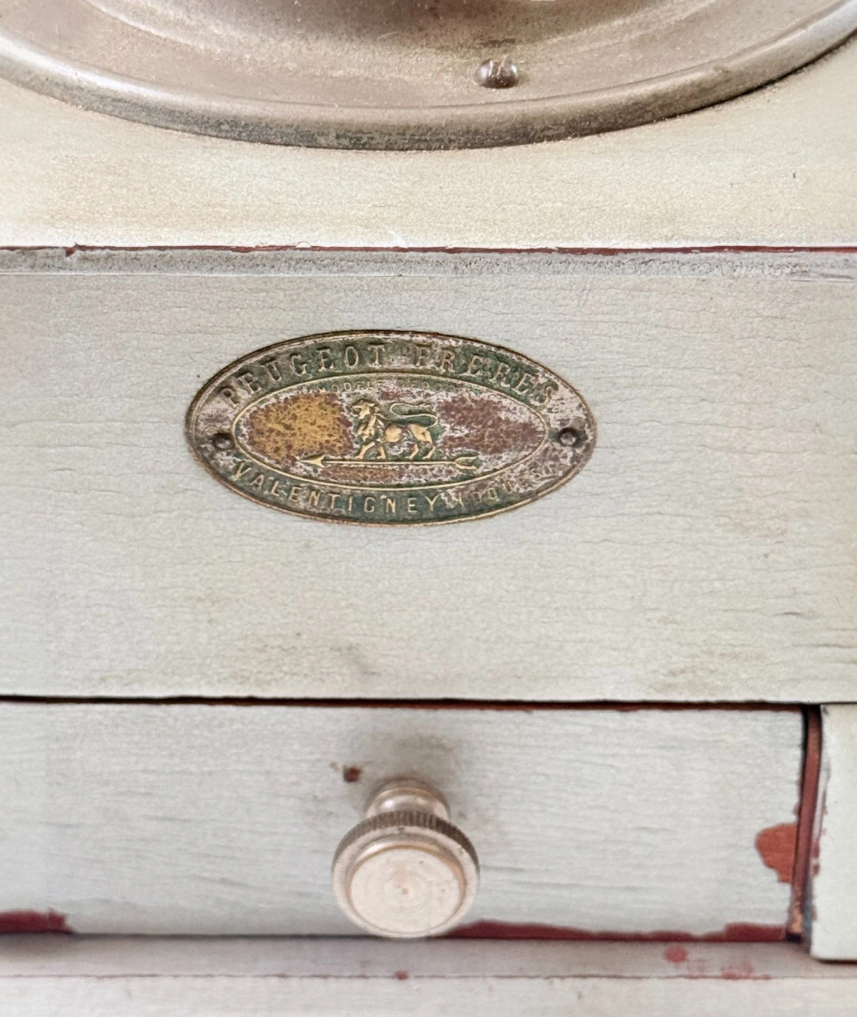 Antika  Peugeot Frères Kahve Değirmeni – Valentigney, Fransa (1940–1955)