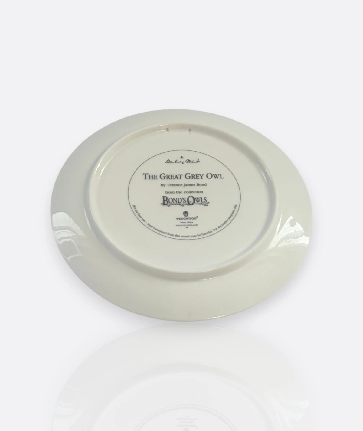 Baykuş Koleksiyon Tabakları – Wedgwood & Knowles, 1980–1990” ( 6 adet)