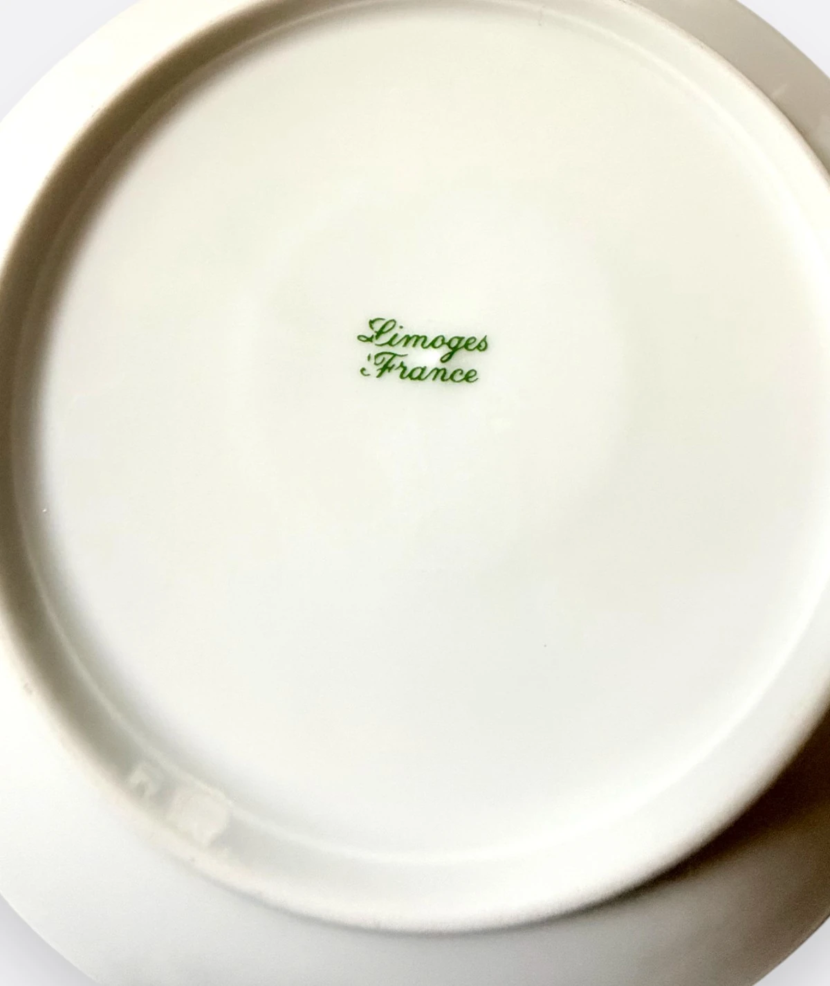 Limoges France Porselen Fincan Takımı – P. Pastaud İmzalı, El Dekoru