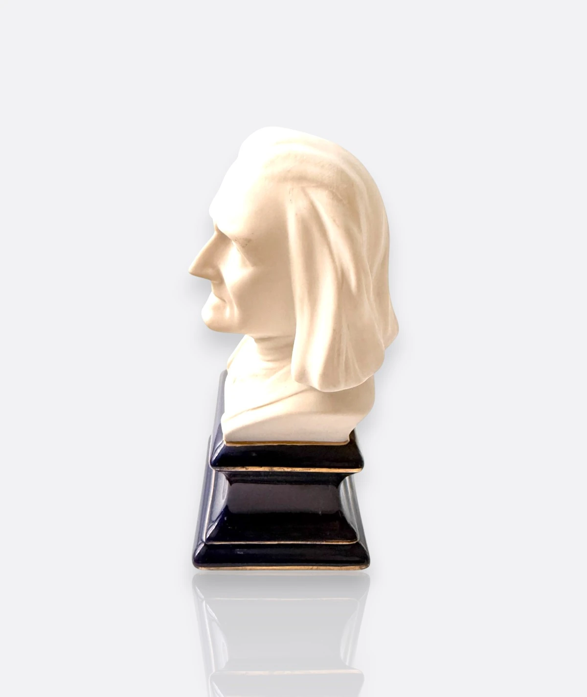 Porcelaines Tharaud Limoges “Franz Liszt” Büstü – Fransız Porselen Koleksiyon Serisi