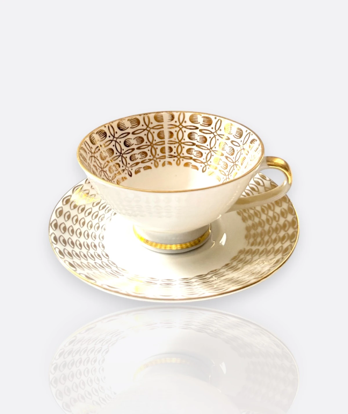 Vintage Bavaria Germany Fincan ve Tabak