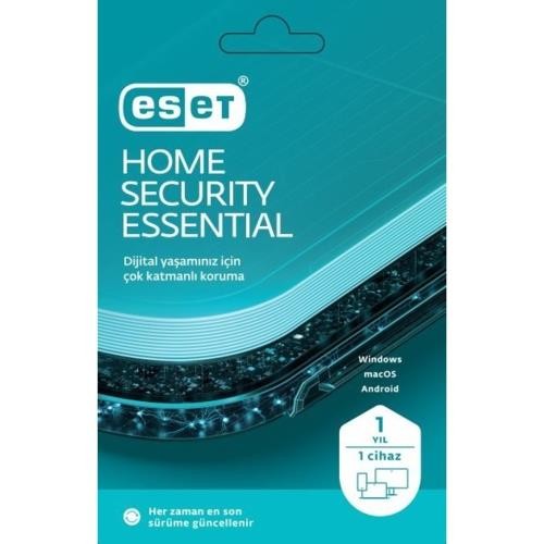 ESET Home Security Essential KUTU - 1 Kullanıcı 1 Yıl