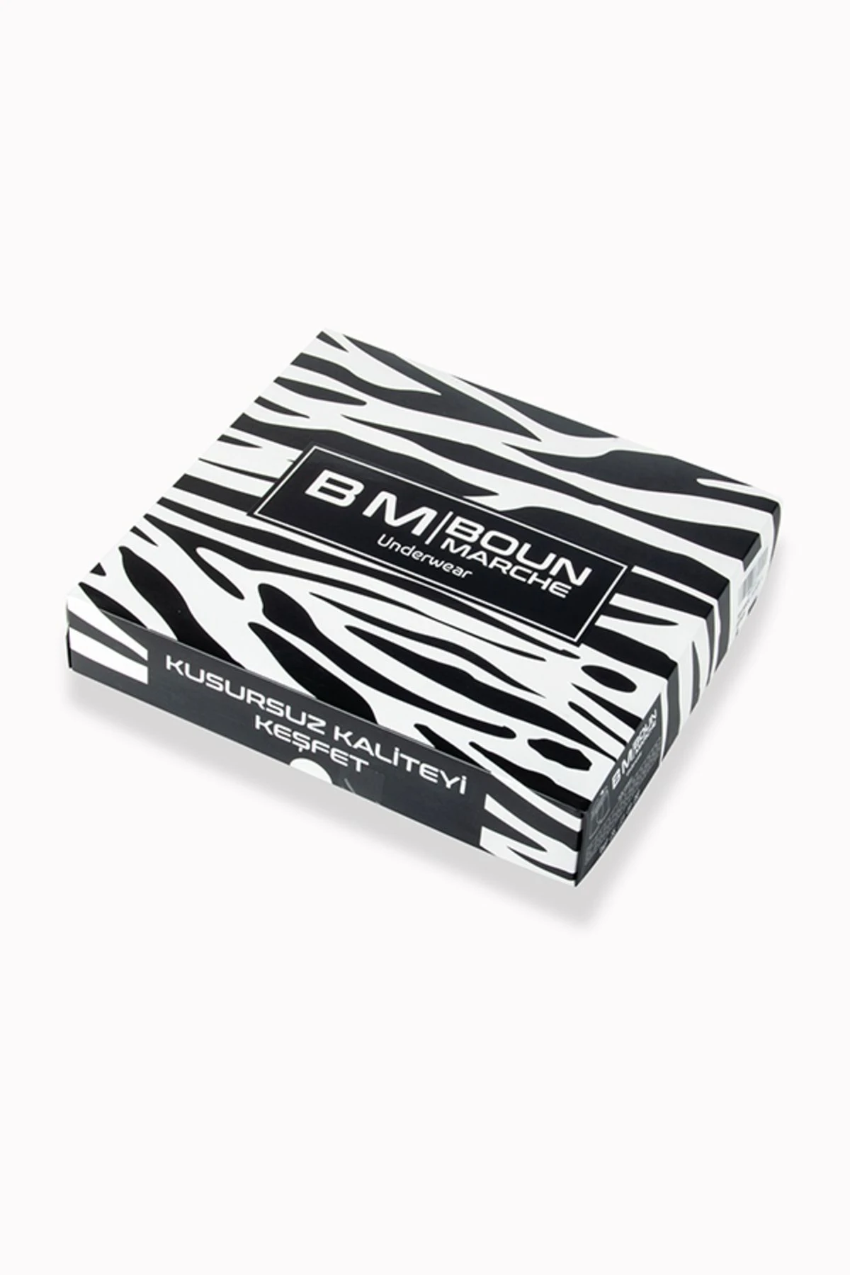 Erkek Boxer Likralı Premium 3'Lü Kutu 