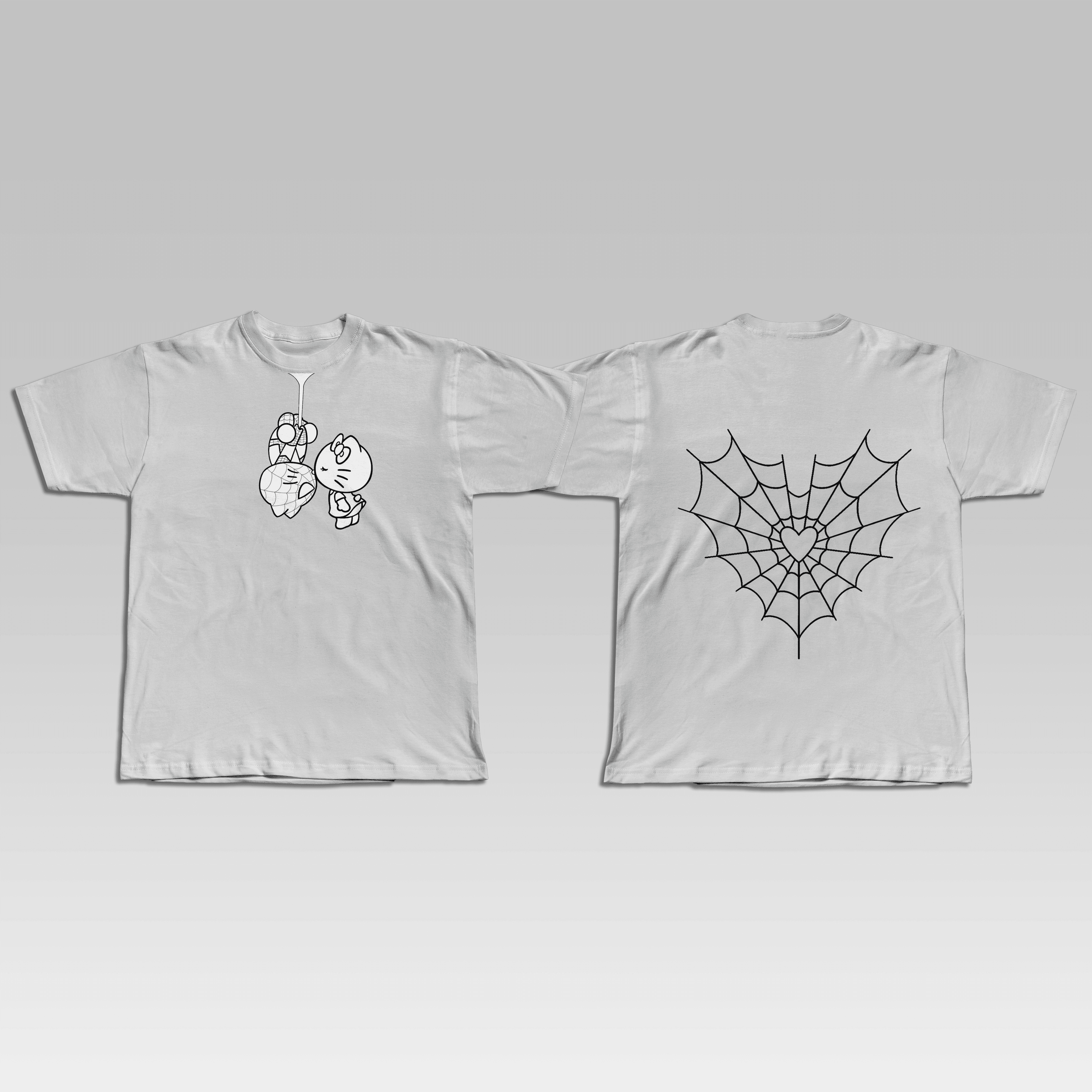 Spiderman kalp Oversize T shirt
