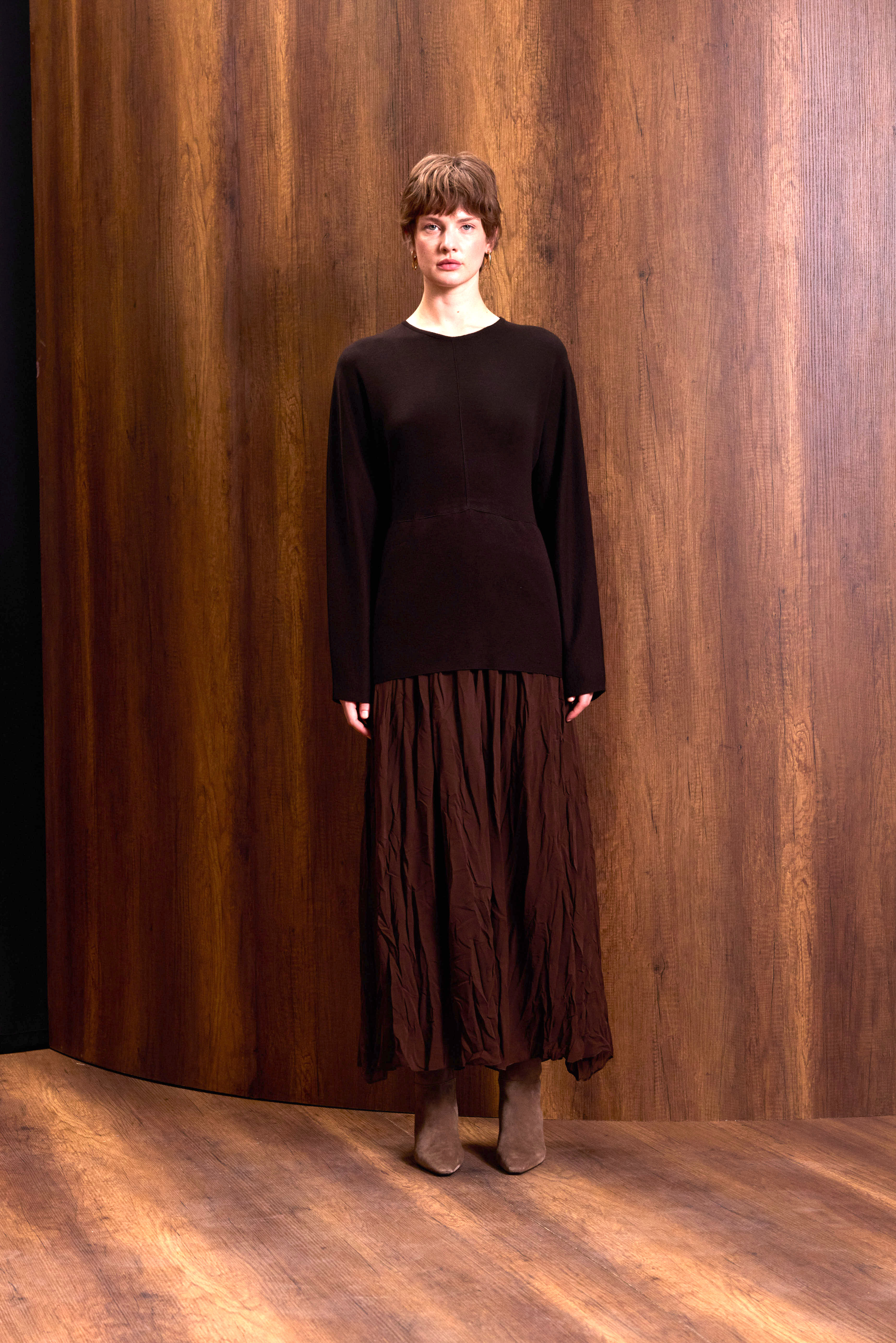 Çelik Örme Garnili Elbise