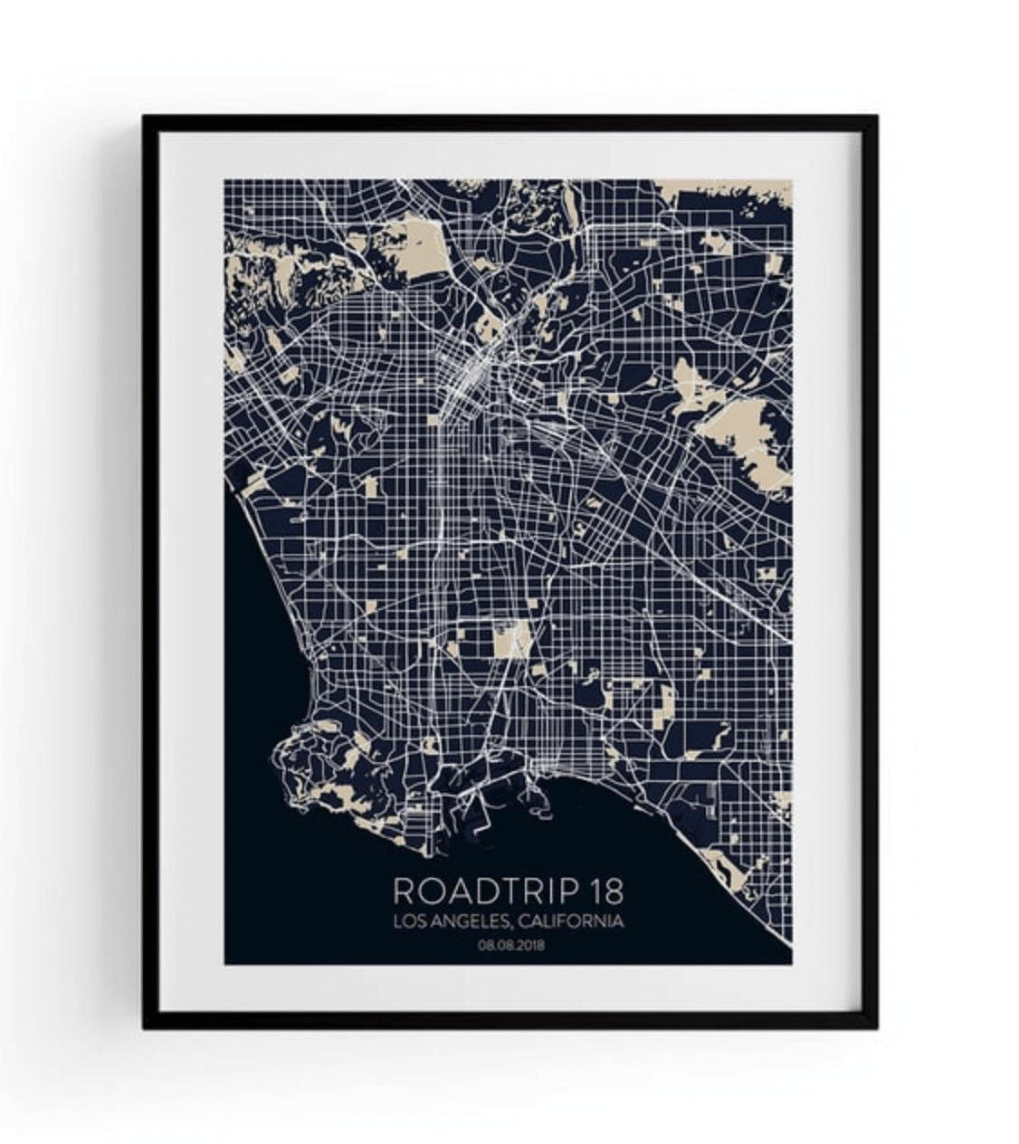 City Map Tablo - California