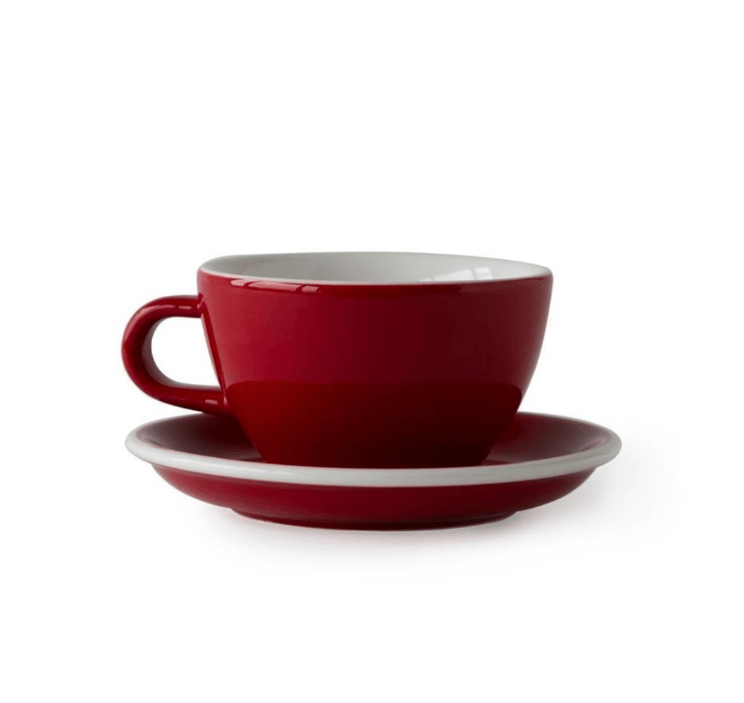 ACME Evolution 6'lı Latte Fincan Seti - Kırmızı