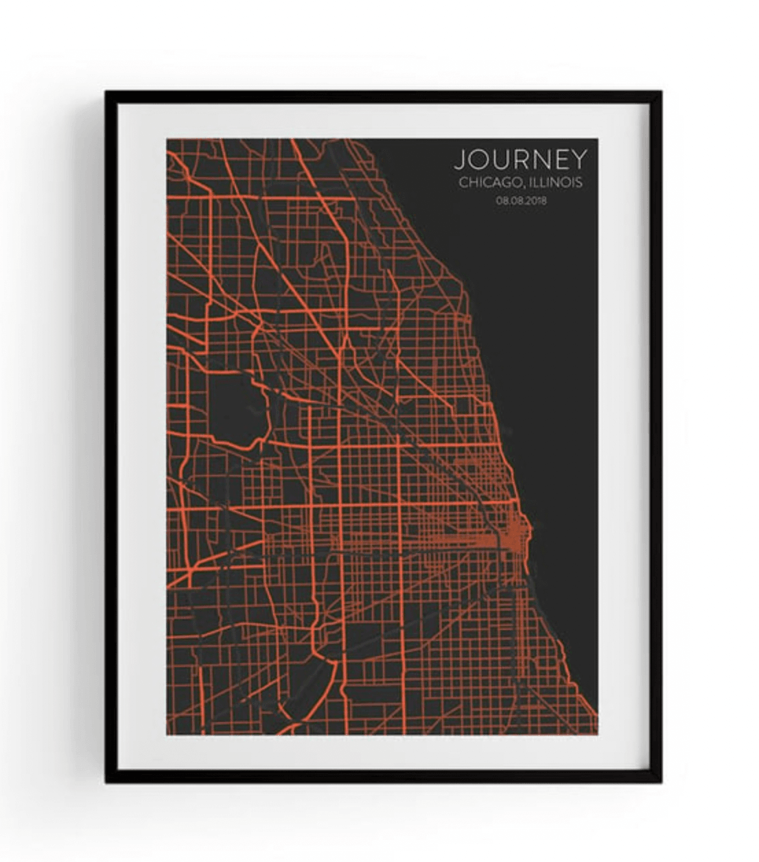 City Map Tablo - Chicago