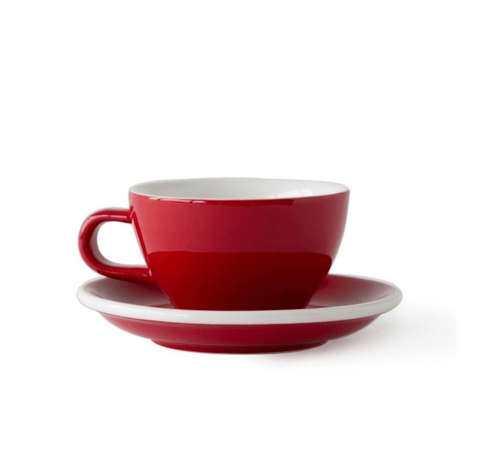 ACME Evolution 6'lı Cappuccino Fincan Seti - Kırmızı
