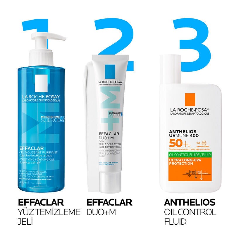 La Roche Posay Effaclar Duo+M Yağlı Ve Akneye Eğilimli Ciltler için Yüz Bakım Kremi 40 ml
