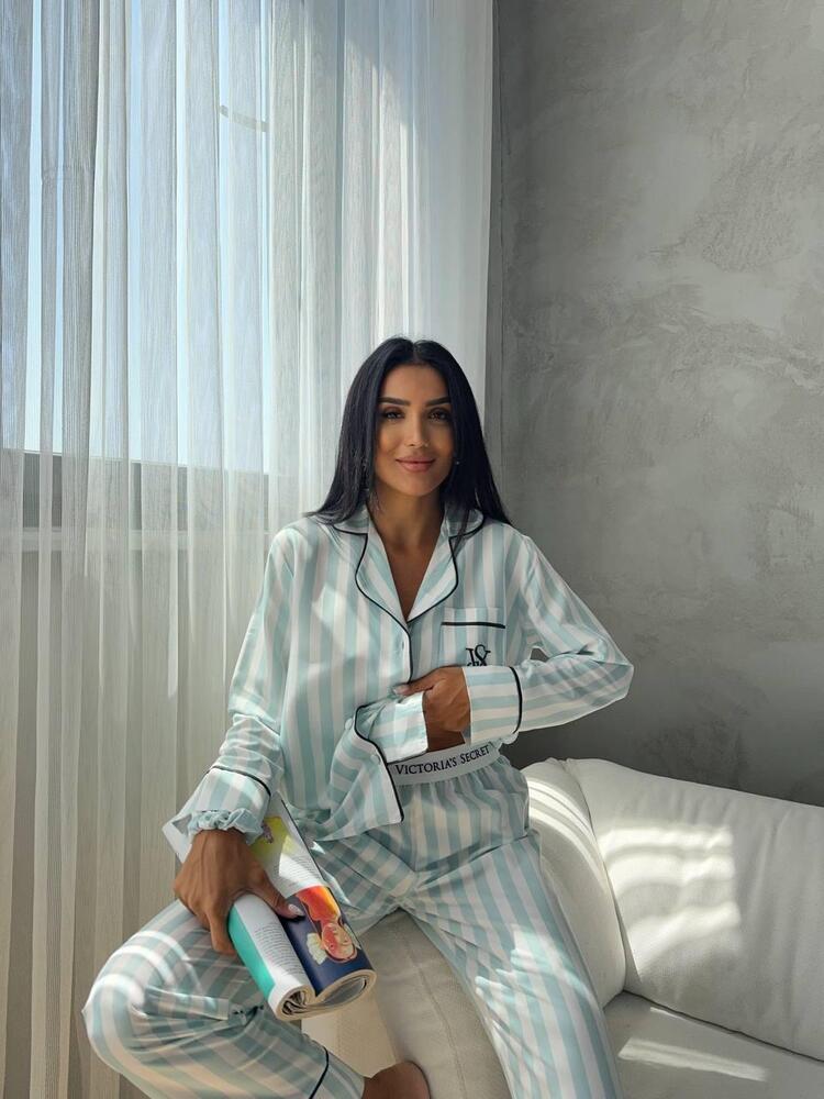 Özel Seri Turkuaz Pijama Takımı 