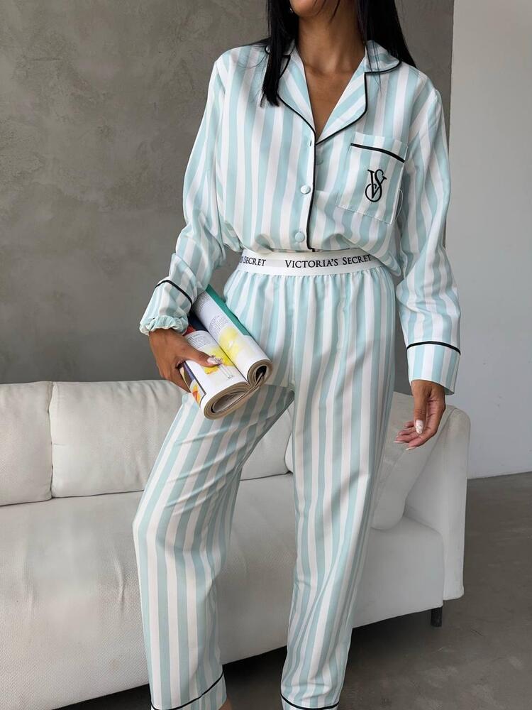 Özel Seri Turkuaz Pijama Takımı 