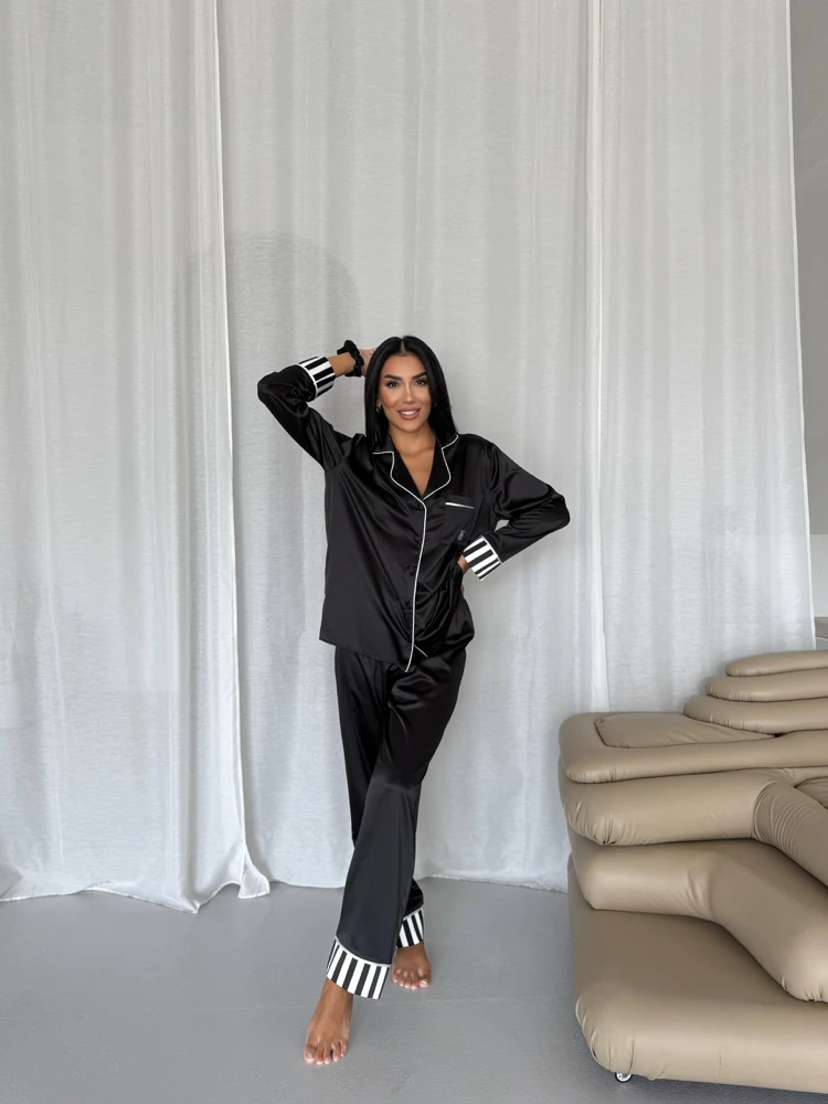 Özel Seri Siyah Pijama Takımı