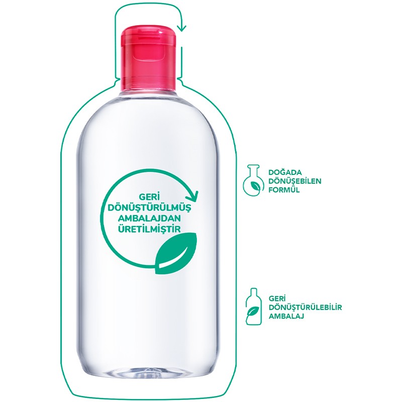 Bioderma Sensibio H2O Yüz ve Makyaj Temizleme Suyu 500 ml
